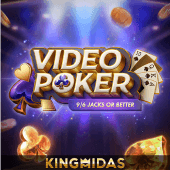 Video Poker five-card machine icon on superking ph